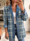Sofia | Giacca in Denim con Stampa Artistica Rétro