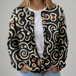 Giovanna | Cardigan con Motivo Astratto