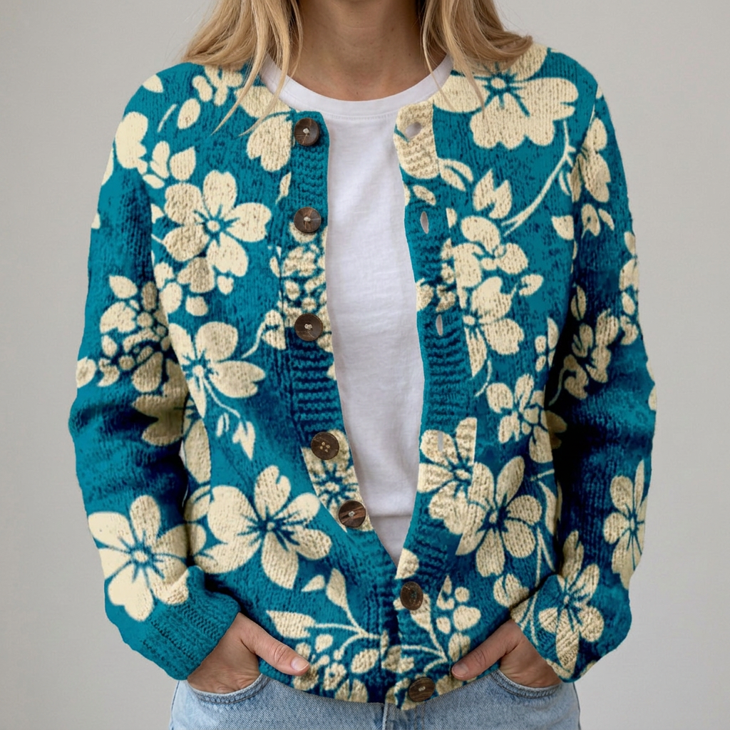 Matilde | Maglione con Grandi Fiori