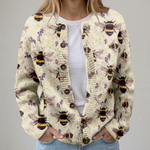 Sonia | Cardigan con Api e Lavanda