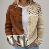 Eloisa | Cardigan Patchwork Geometrico