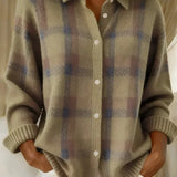 Teresa | Cardigan in Maglia a Quadri