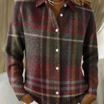 Eleonora | Cardigan in Maglia a Quadri Classici