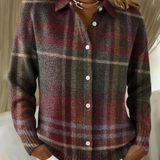 Eleonora | Cardigan in Maglia a Quadri Classici