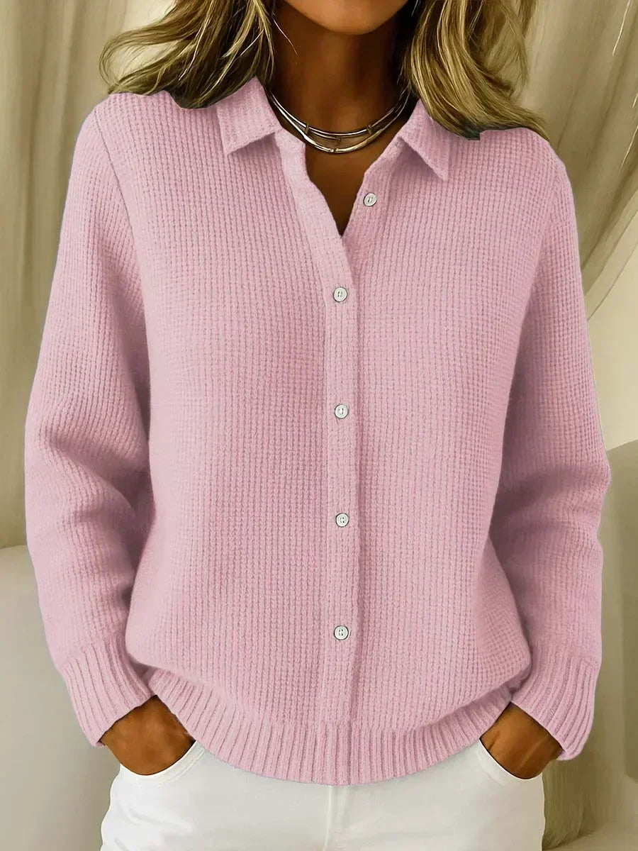 Caterina | Cardigan in Maglia Lavorata con Bottoni