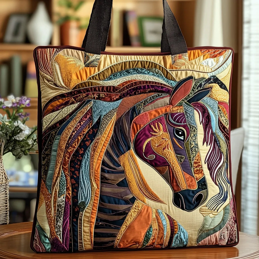 Margherita | Borsa con Cavallo a Mosaico Fatta a Mano