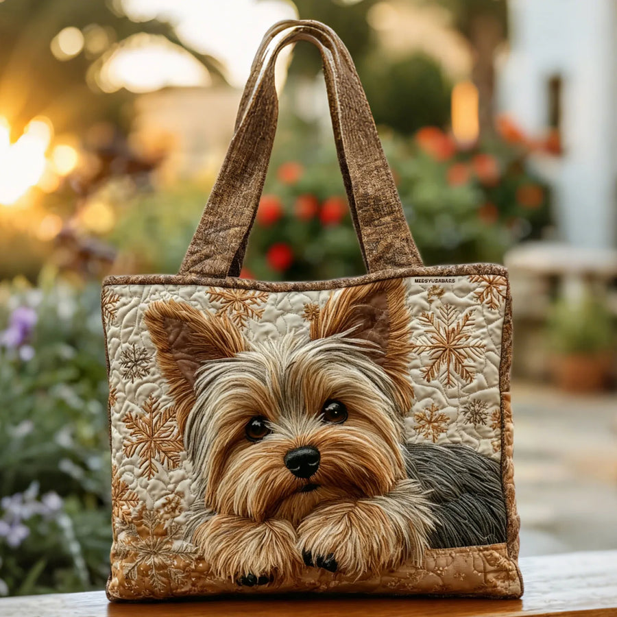 Ilaria | Borsa Yorkie Brillante Fatta a Mano