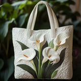 Veronica | Borsa Imbottita Bianca con Conchiglia Fatta a Mano