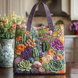 Carla | Borsa Fatta a Mano con Piante Grasse