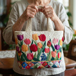 Bianca | Borsette Tulipano con Fodera
