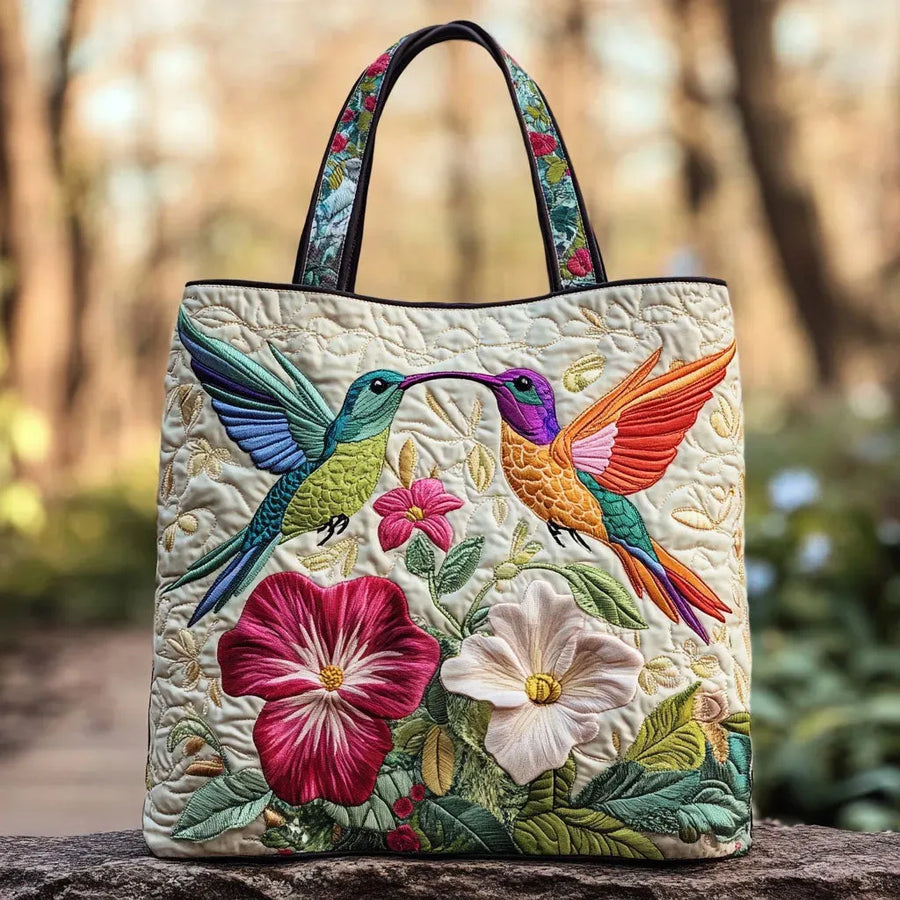 Ludovica | Borsa Imbottita Colibrì