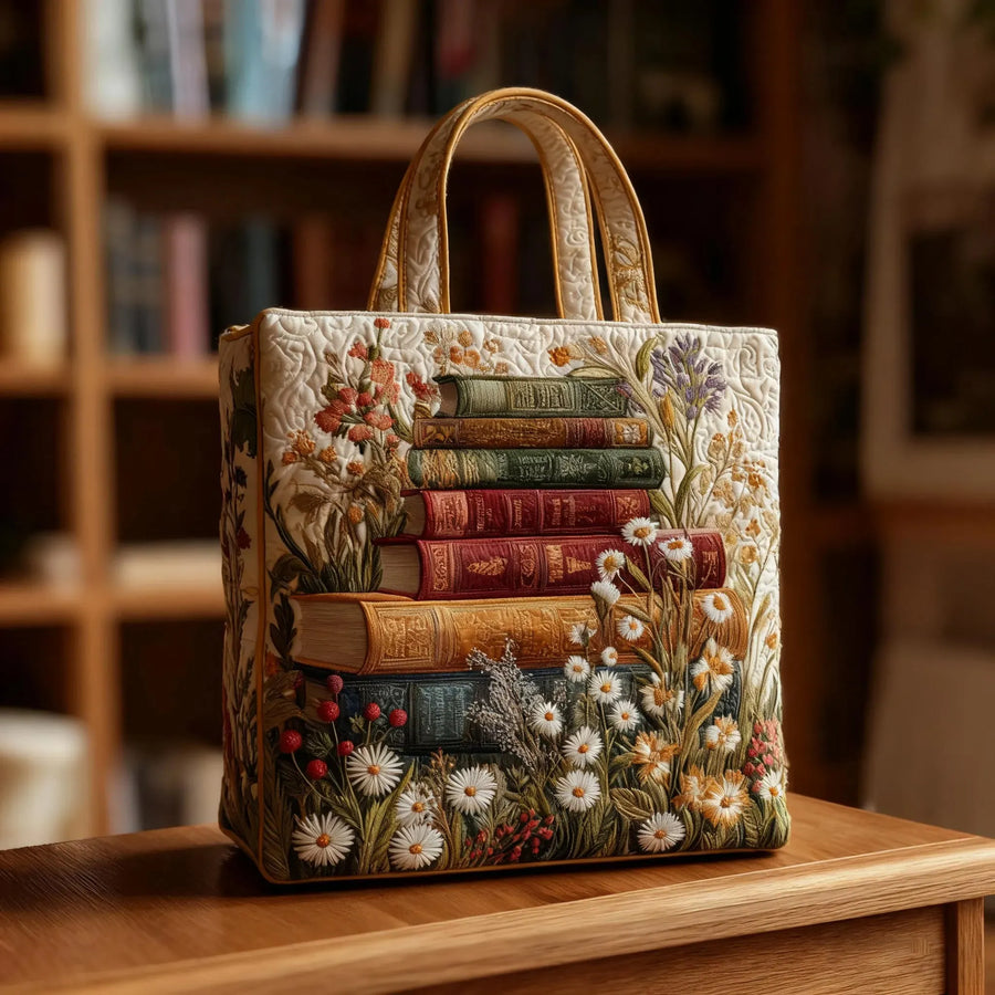 Giulia | Borsa Trapuntata Fatta a Mano con Design Floreale
