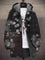 Lina | Cappotto con Cappuccio a Motivi Asiatici, Nove Stampe