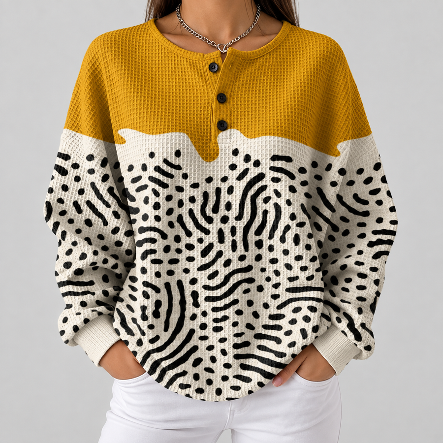 Aurelia | Maglione Senape a Pois