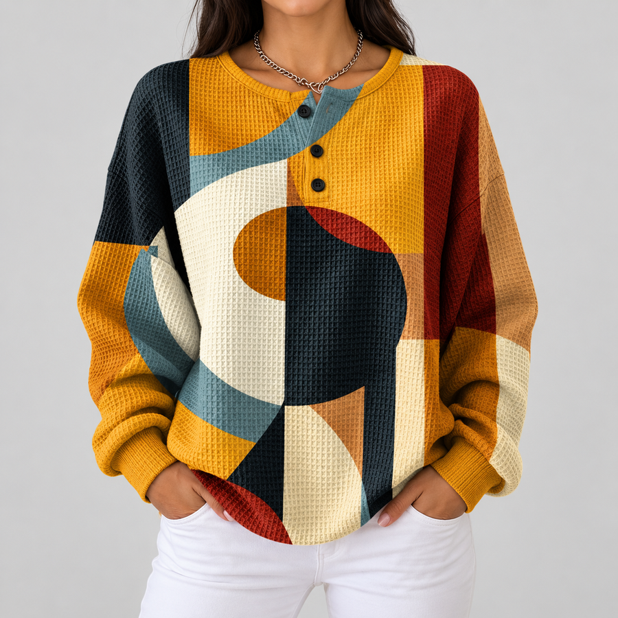 Perla | Maglione a Motivo Geometrico