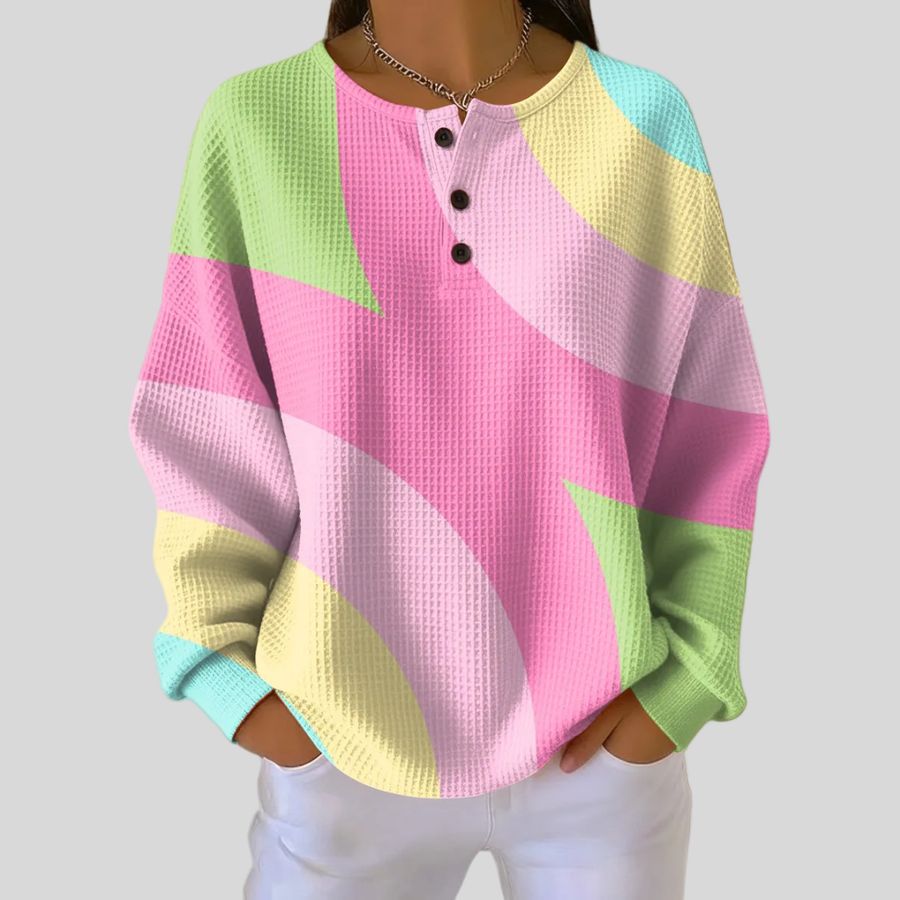 Lisa | Maglione a Blocchi Pastello