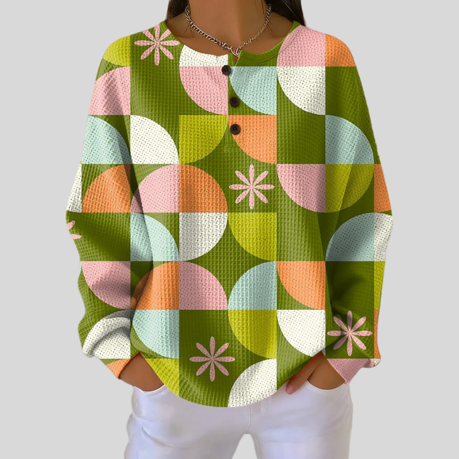 Elettra | Maglione Geometrico Anni Settanta