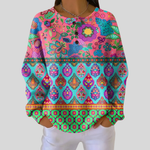 Domenica | Maglione a Medaglioni Decorati