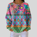 Domenica | Maglione a Medaglioni Decorati