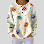 Arabella | Maglione Autunnale con Zucche e Caramelle