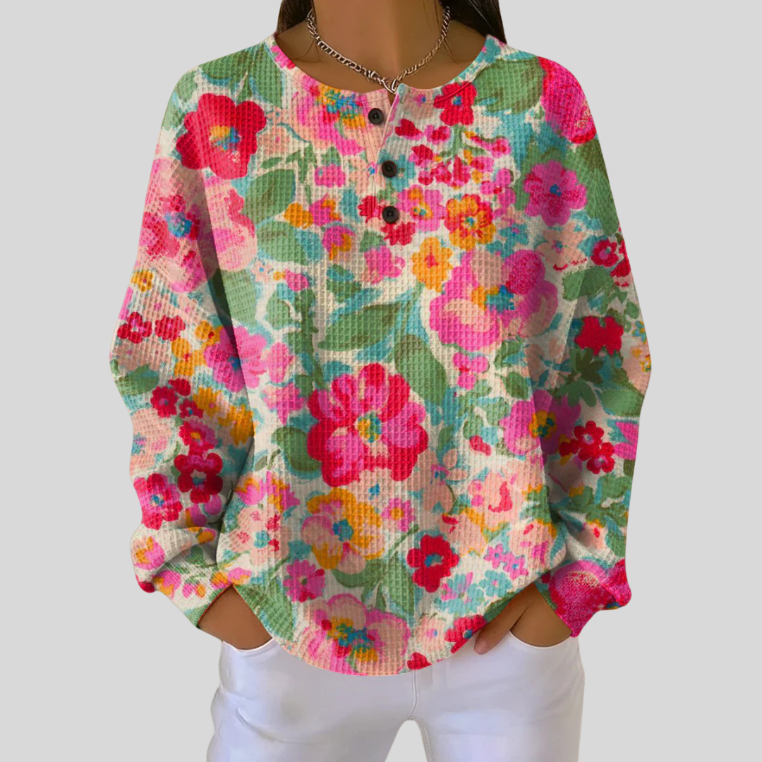 Ambra | Maglione a Fiori Colorati
