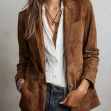 Blazer da Donna Vintage Marrone