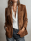 Blazer da Donna Vintage Marrone