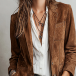 Blazer da Donna Vintage Marrone
