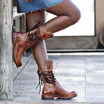 Venetia | Lace-Up Ankle Boots