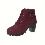 Vera | Lace-Up Ankle Boots