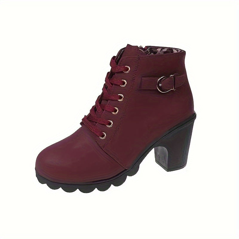 Vera | Lace-Up Ankle Boots