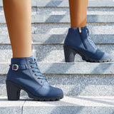 Vera | Lace-Up Ankle Boots