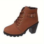 Vera | Lace-Up Ankle Boots