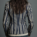 Lavinia | Blazer bohémien a righe e fiori