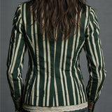 Lavinia | Blazer bohémien a righe e fiori