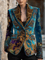 Cecilia | Blazer sartoriale in velluto barocco