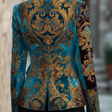 Cecilia | Blazer sartoriale in velluto barocco