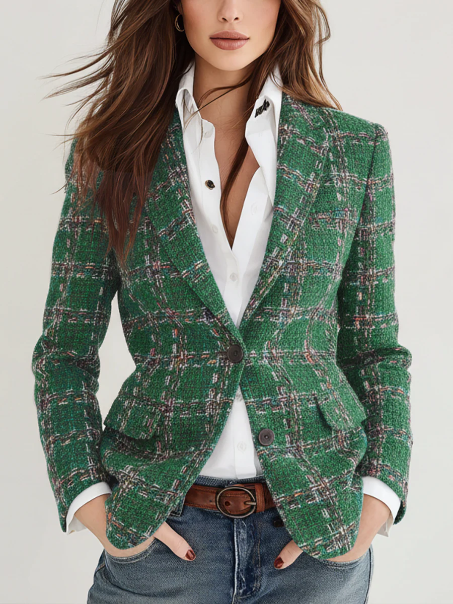 Antonella | Blazer vintage a quadri