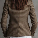 Agata | Blazer sartoriale in tweed pied-de-poule