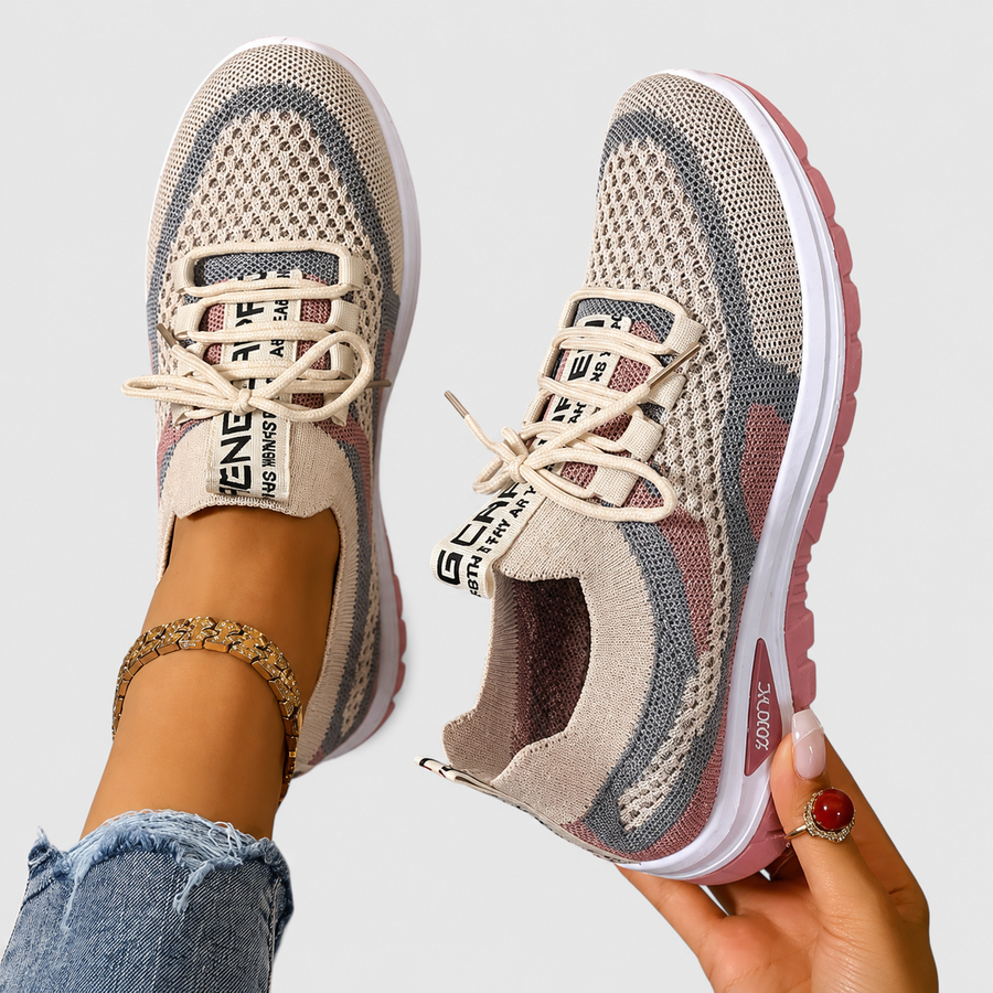 Corinna | Sneakers con Trama Geometrica