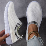 Nina | Sneakers Slip-On con Bordo a Righe