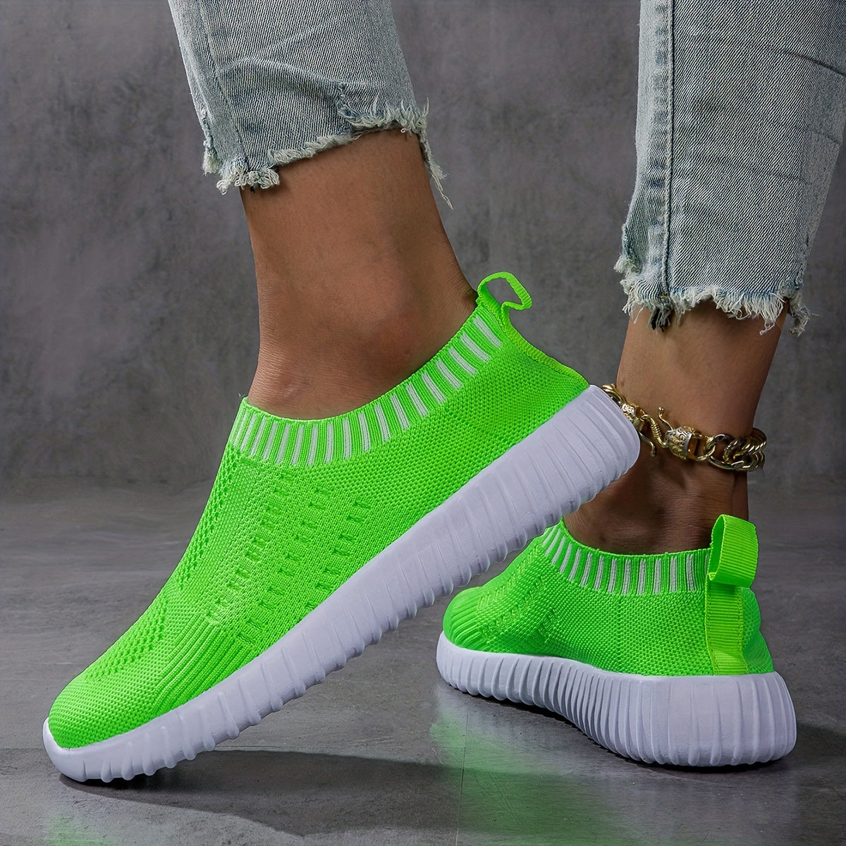 Nina | Sneakers Slip-On con Bordo a Righe