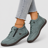 Eva | Scarpe con Lacci e Zip Laterale