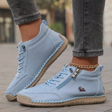 Eva | Scarpe con Lacci e Zip Laterale