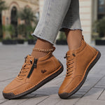 Eva | Scarpe con Lacci e Zip Laterale