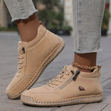 Eva | Scarpe con Lacci e Zip Laterale