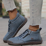 Eva | Scarpe con Lacci e Zip Laterale