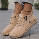 Eva | Scarpe con Lacci e Zip Laterale