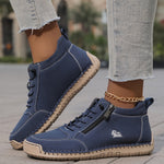 Eva | Scarpe con Lacci e Zip Laterale