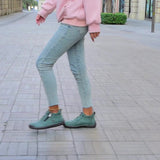 Eva | Scarpe con Lacci e Zip Laterale